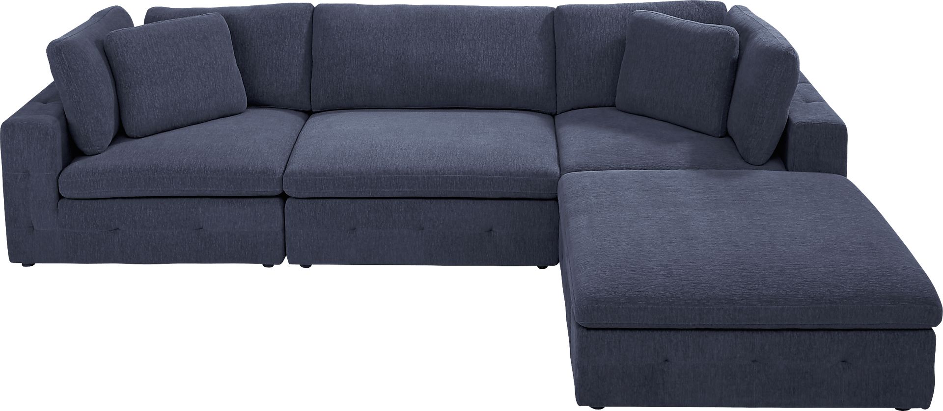 Collin Park Indigo 4 Pc Sectional - Image 3