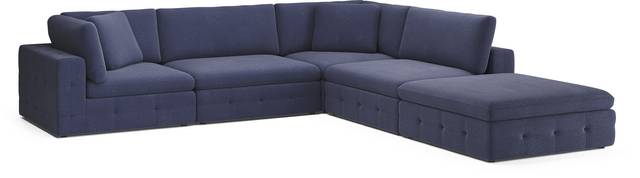 Collin Park Indigo 5 Pc Sectional - Thumbnail - Image 3