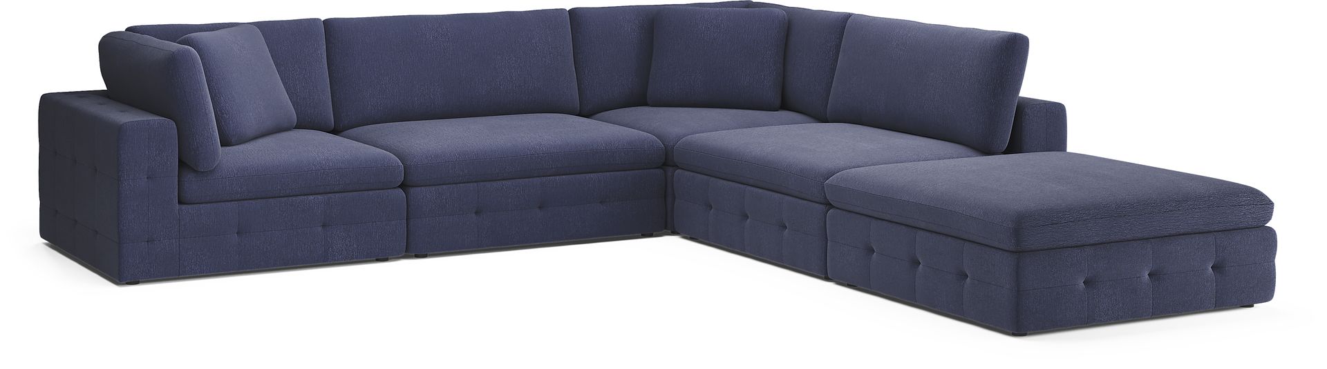 Collin Park Indigo 5 Pc Sectional - Image 3