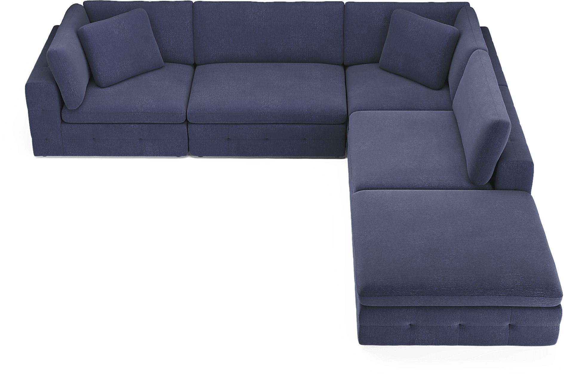 Collin Park Indigo 5 Pc Sectional - Image 4