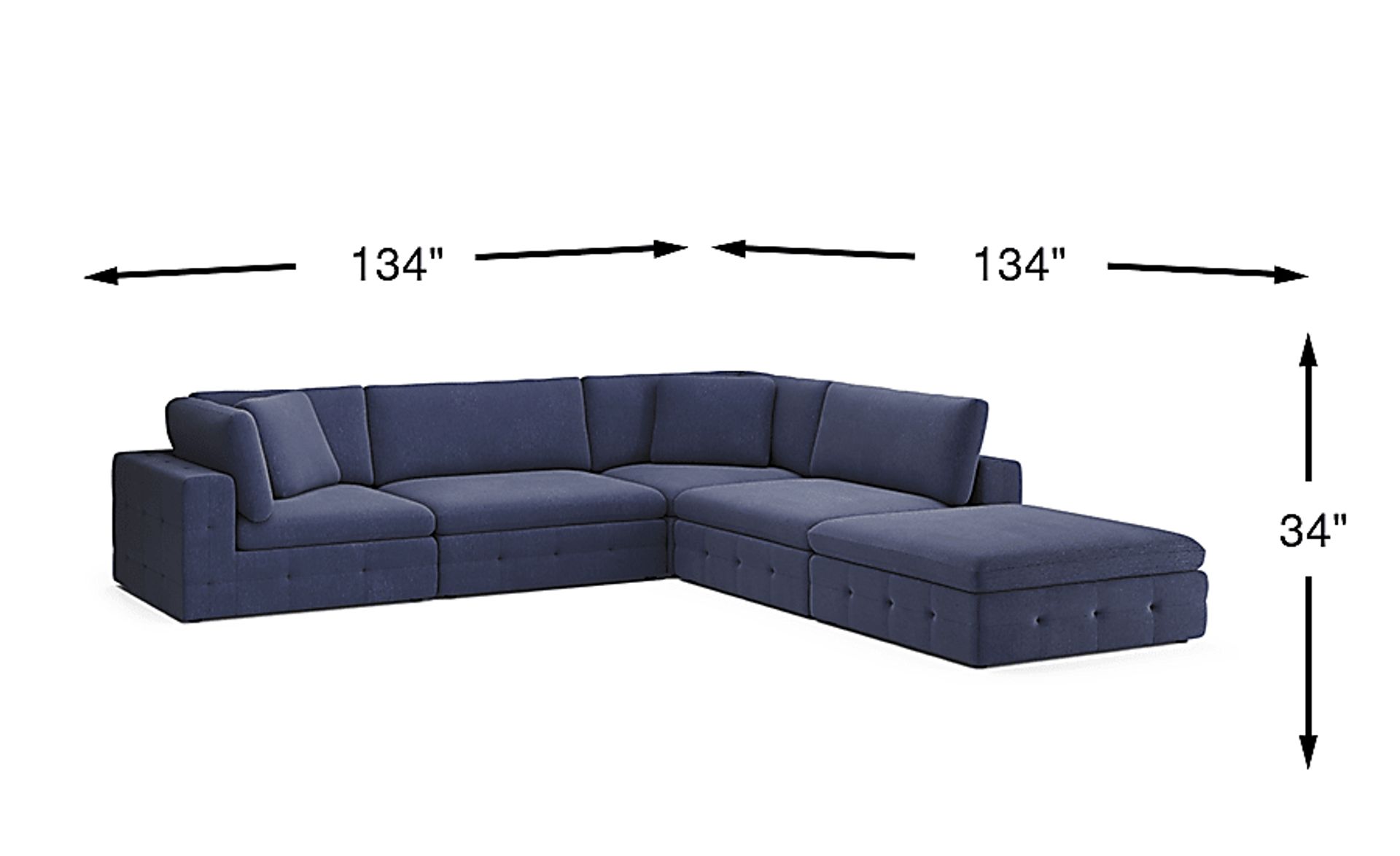 Dimension Image. Please refer to the Dimension Tab on this page for dimension details.