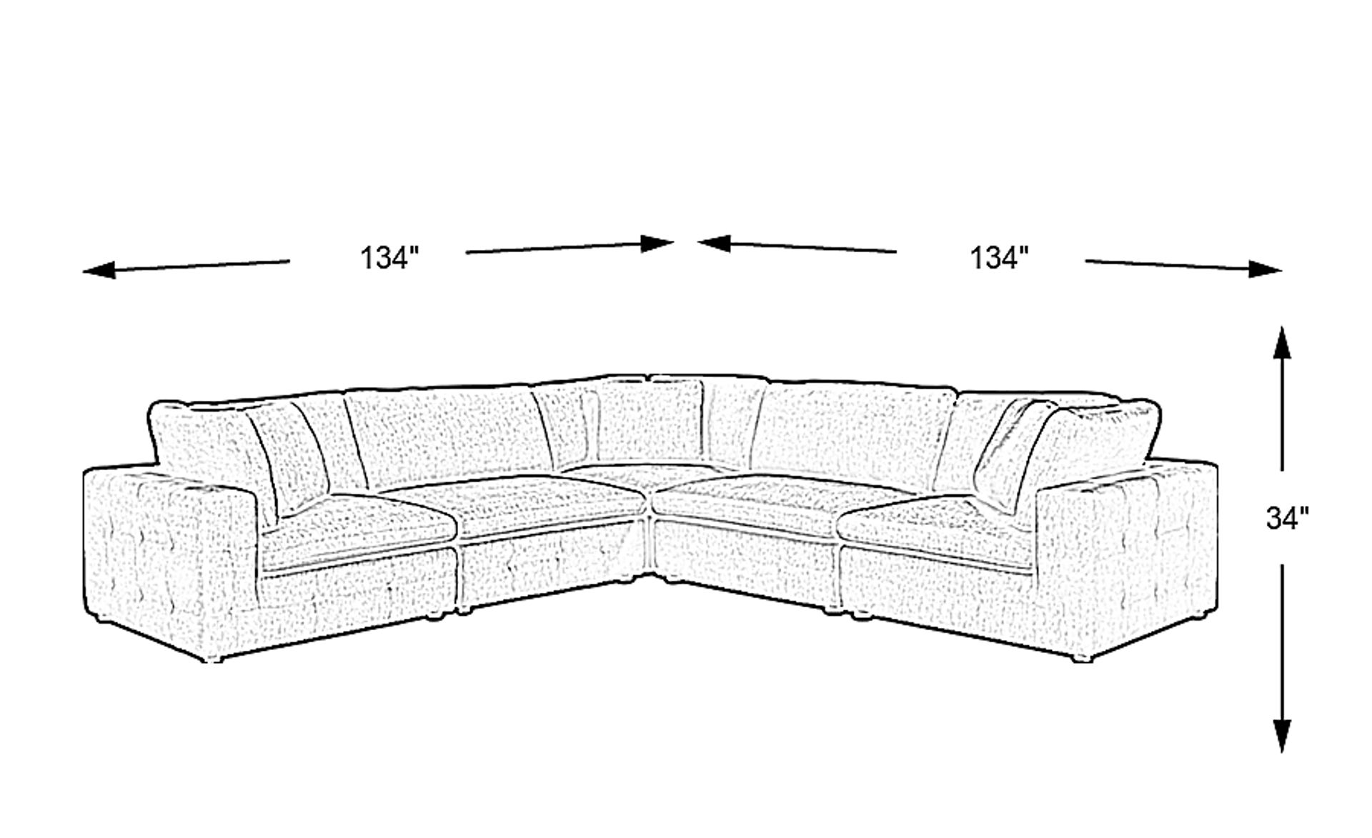 Dimension Image. Please refer to the Dimension Tab on this page for dimension details.