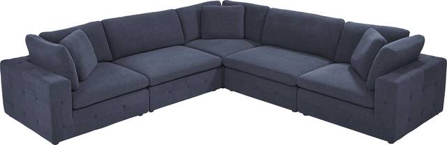 Collin Park Indigo 5 Pc Sectional - Thumbnail - Image 1