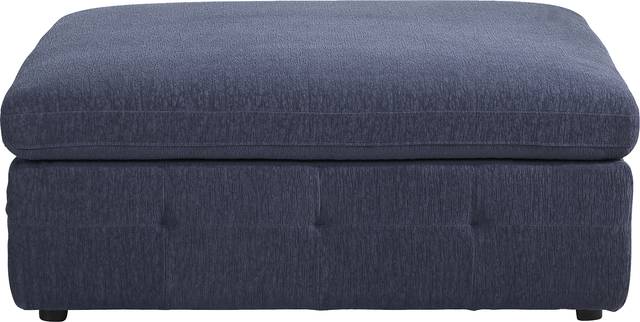 Collin Park Indigo Ottoman - Thumbnail - Image 2