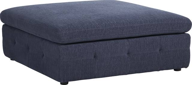 Collin Park Indigo Ottoman - Thumbnail - Image 1