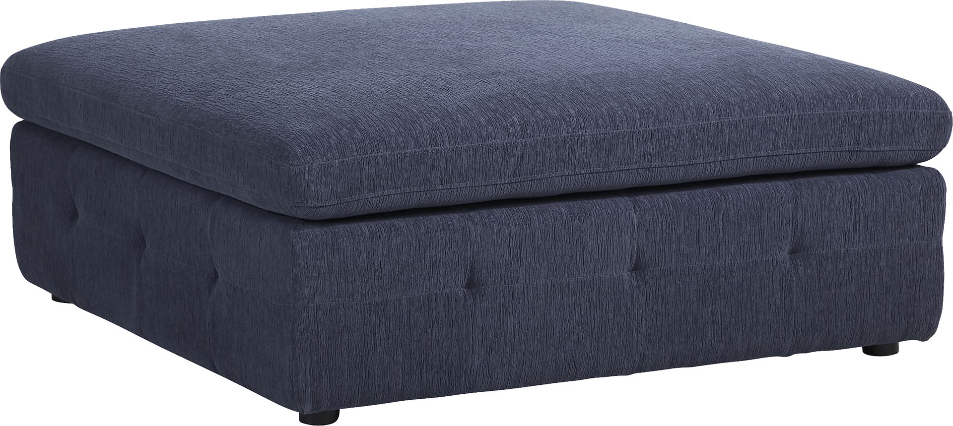 Collin Park Indigo Ottoman - Image 1