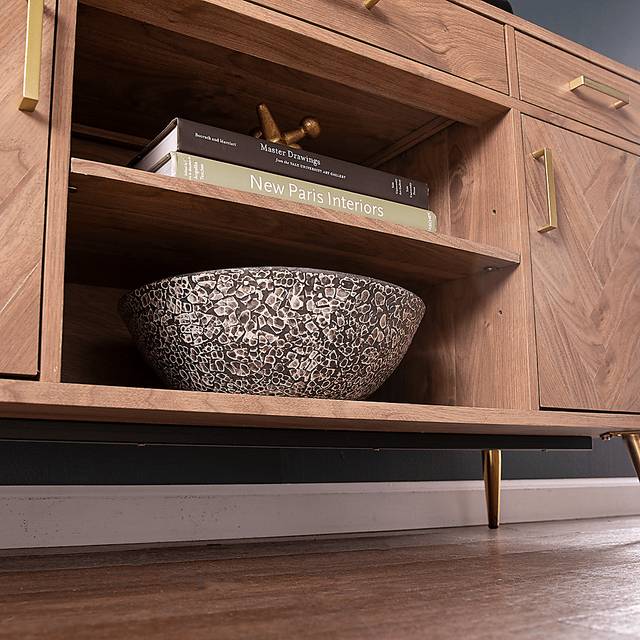 Collingdale Brown 48 in. Console - Thumbnail - Image 4