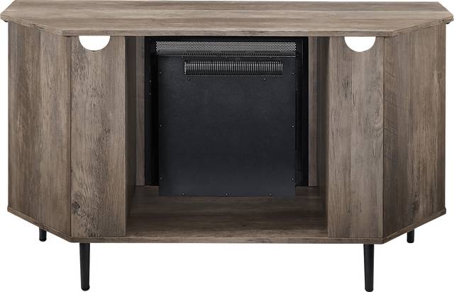 Collington Gray 48 in. Console, With Electric Fireplace - Thumbnail - Image 3