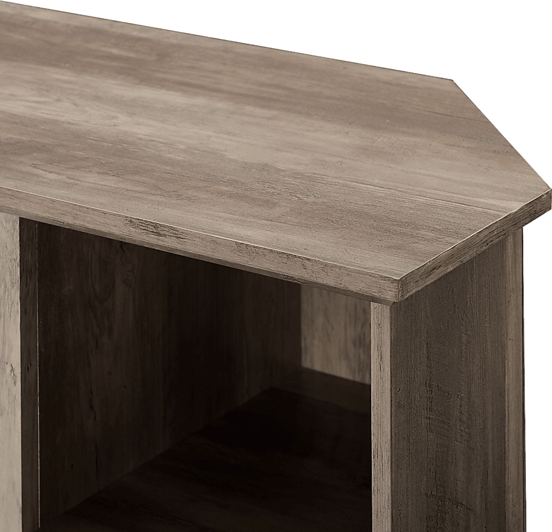 Collington Gray 48 in. Console, With Electric Fireplace - Image 4