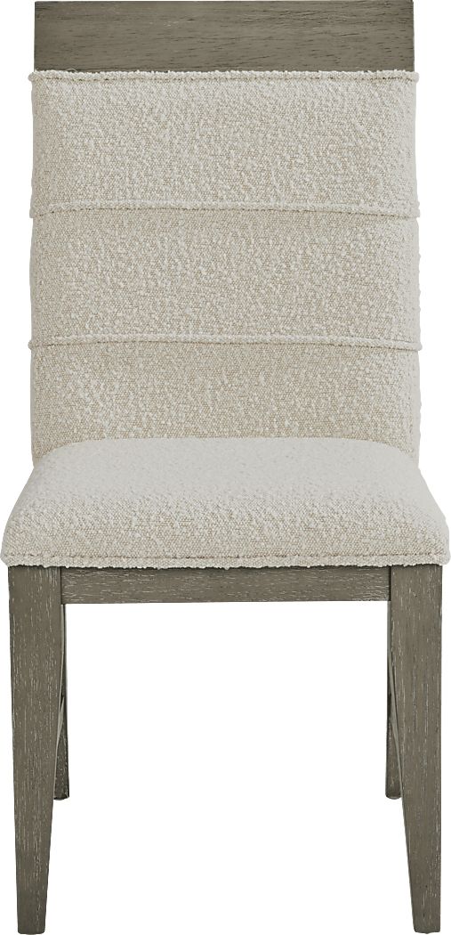 Collins Avenue Cream Upholstered Side Chair - Thumbnail 3
