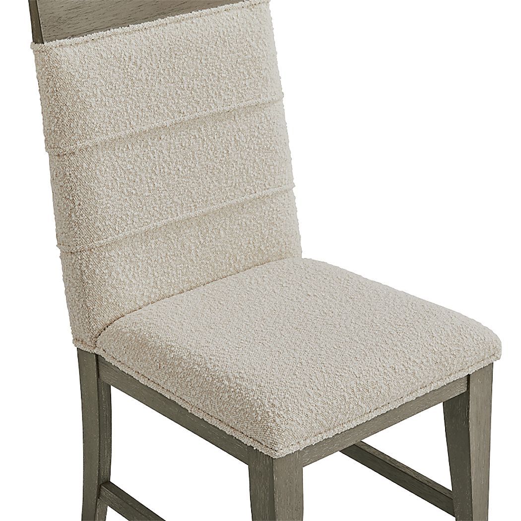 Collins Avenue Cream Upholstered Side Chair - Thumbnail 4