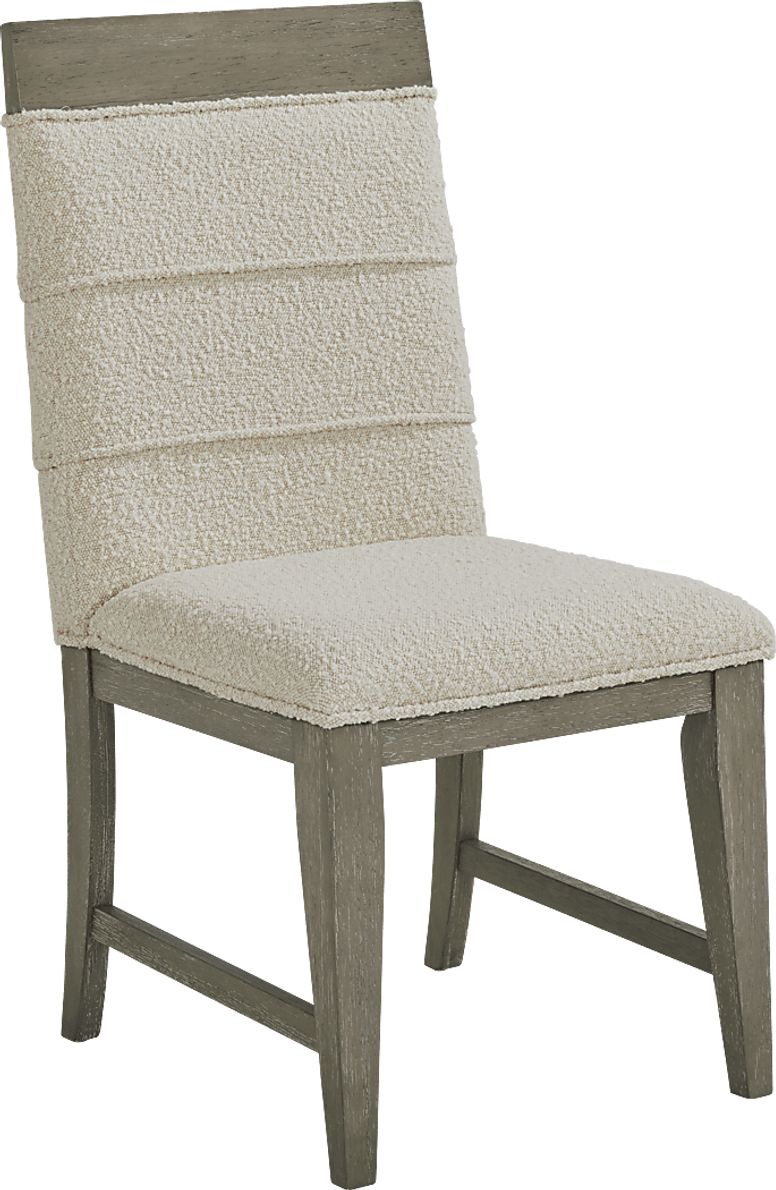 Collins Avenue Cream Upholstered Side Chair