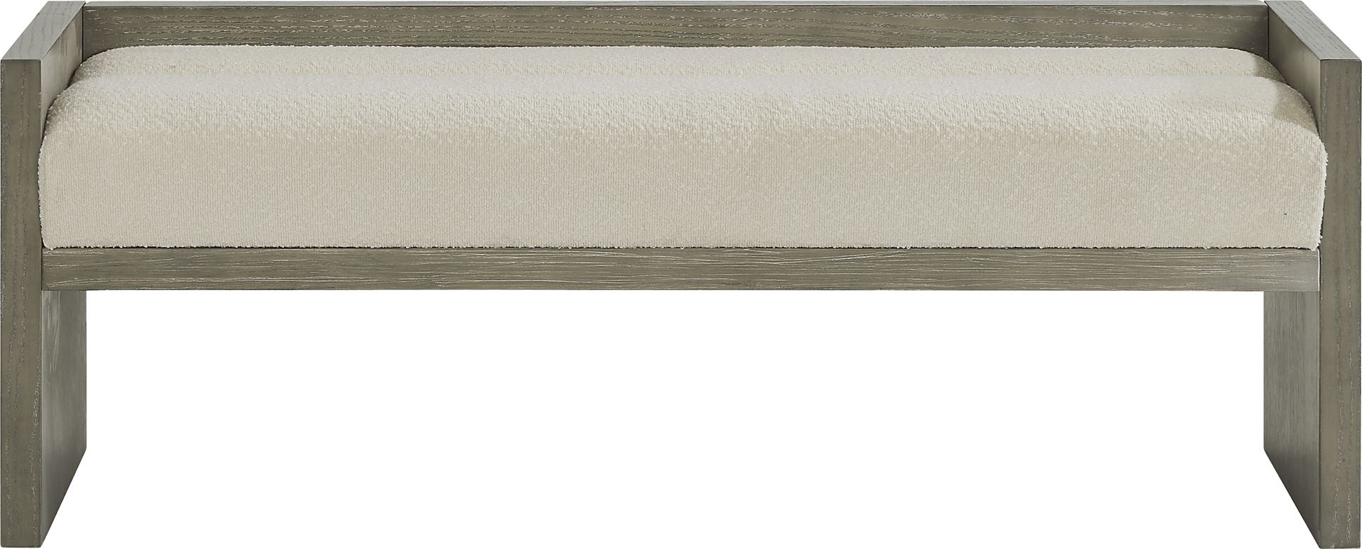 Collins Avenue Washed Wood Bench - Image 2