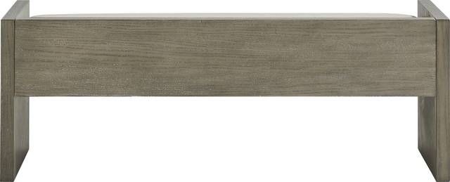 Collins Avenue Washed Wood Bench - Thumbnail - Image 3