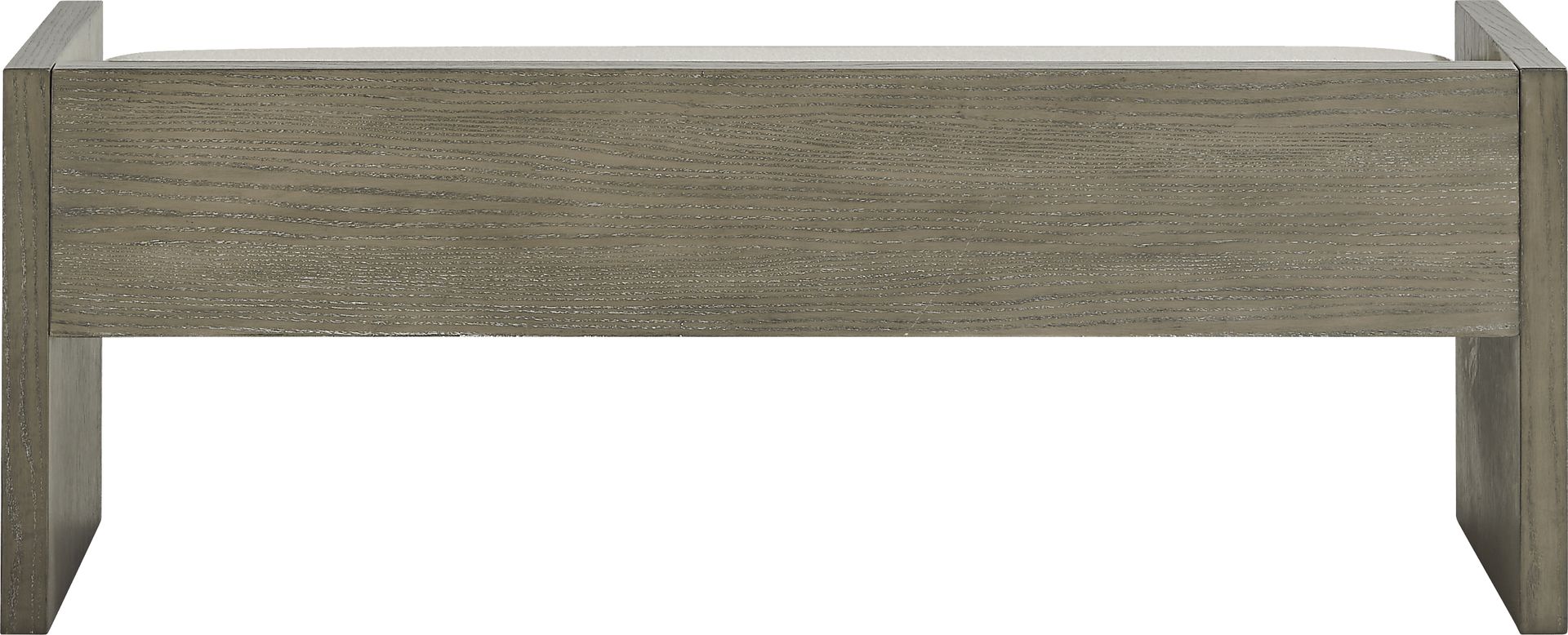 Collins Avenue Washed Wood Bench - Image 3