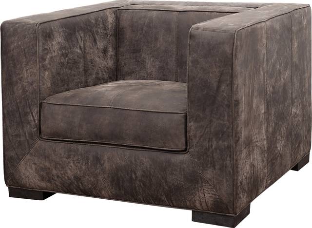 Collinwick Brown Leather Accent Chair - Thumbnail - Image 3