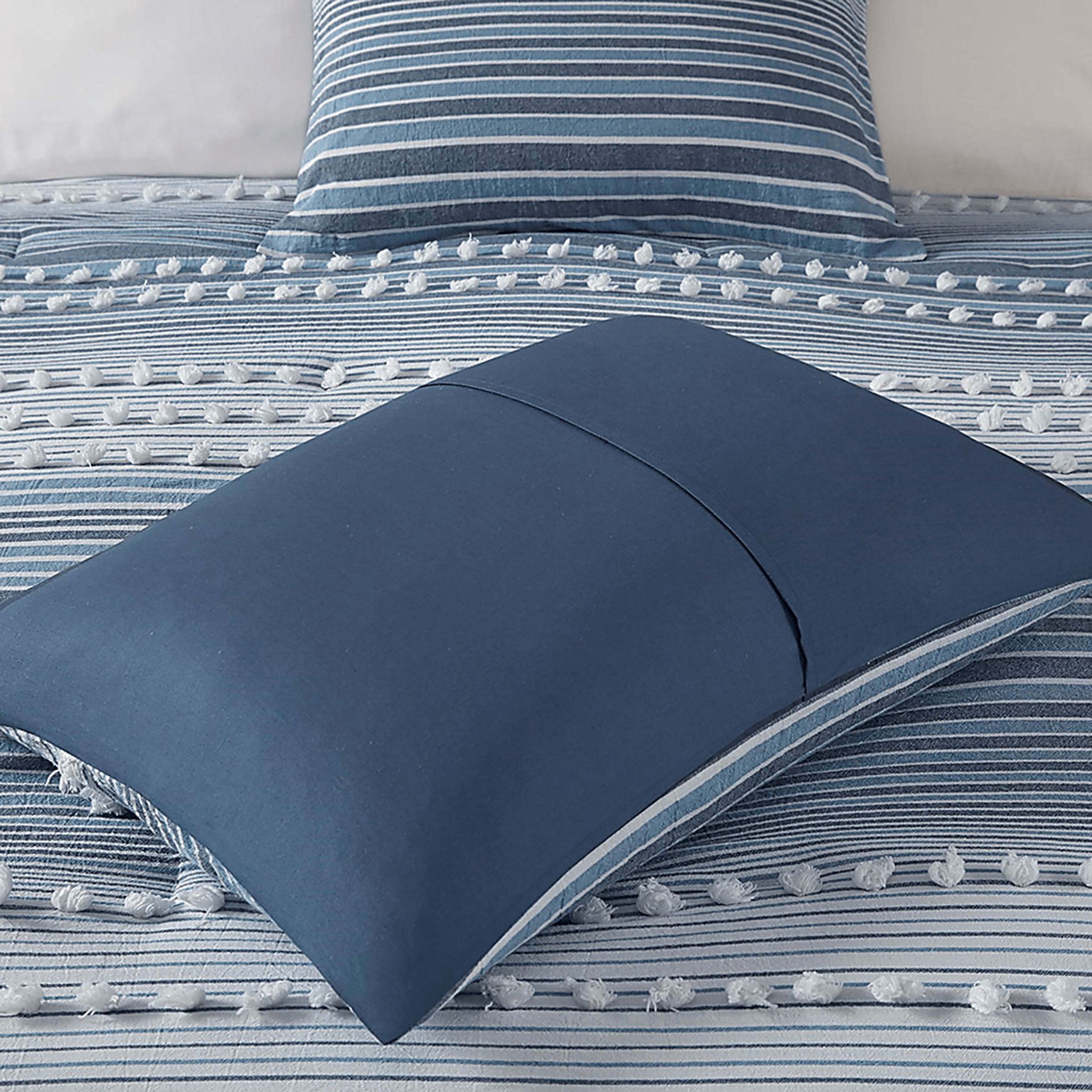 Collo Blue Full Comforter Set - Image 10