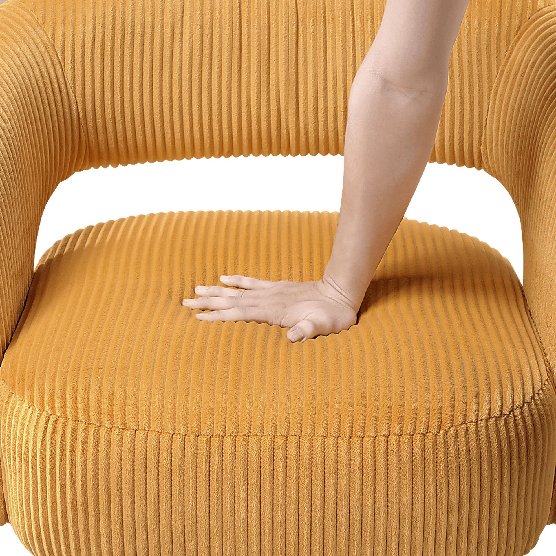 Collton Yellow Accent Chair - Image 6