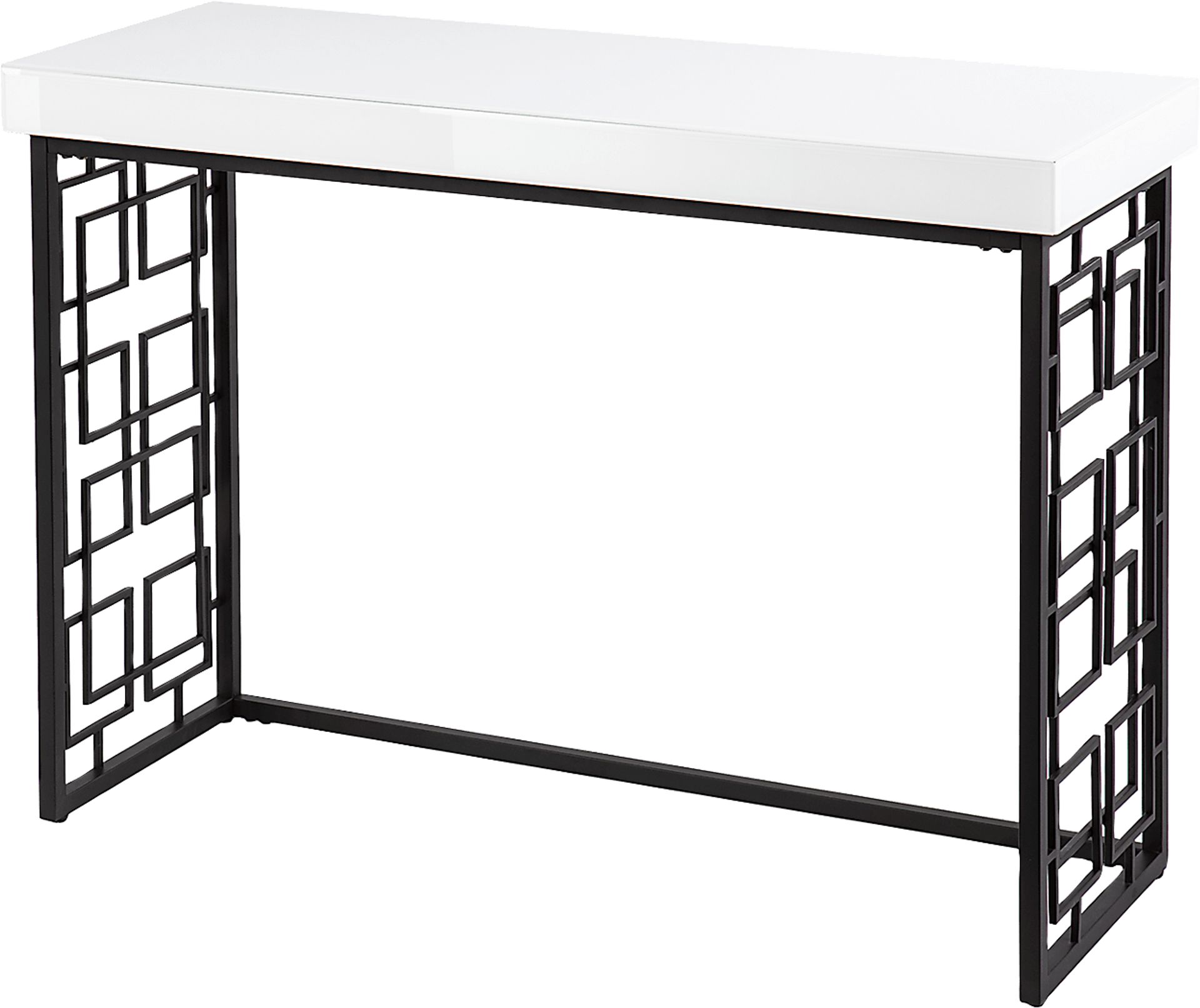 Collvile White Sofa Table - Image 1