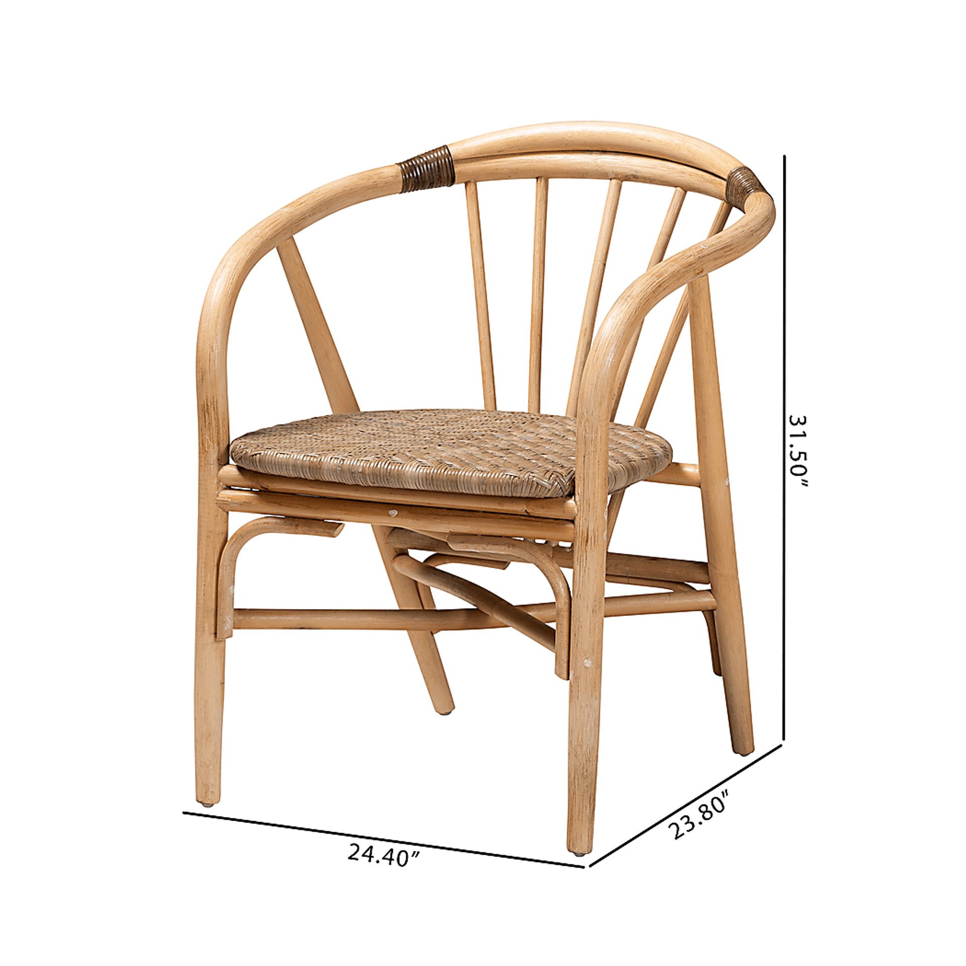 Colmillo Brown Arm Chair - Image 11