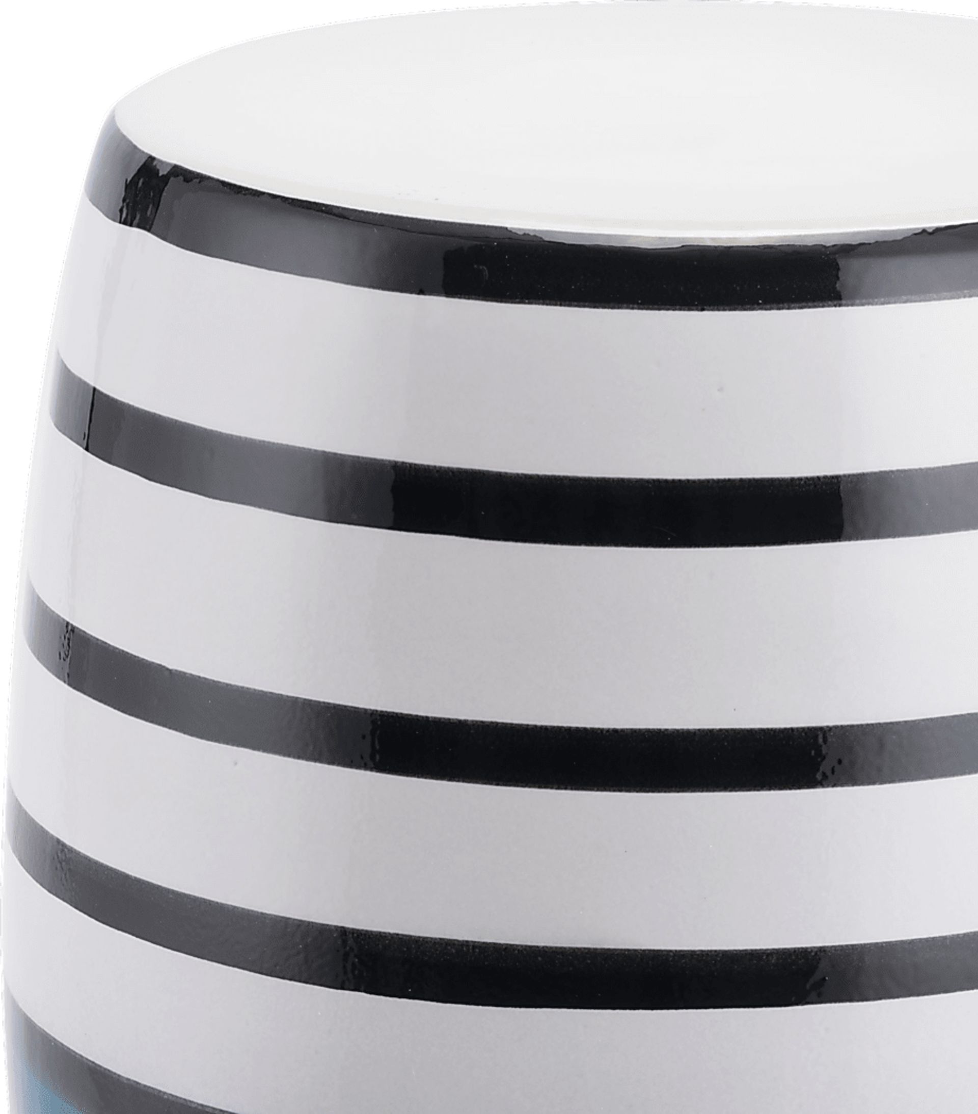 Colmy White and Green Outdoor Stool - Image 5