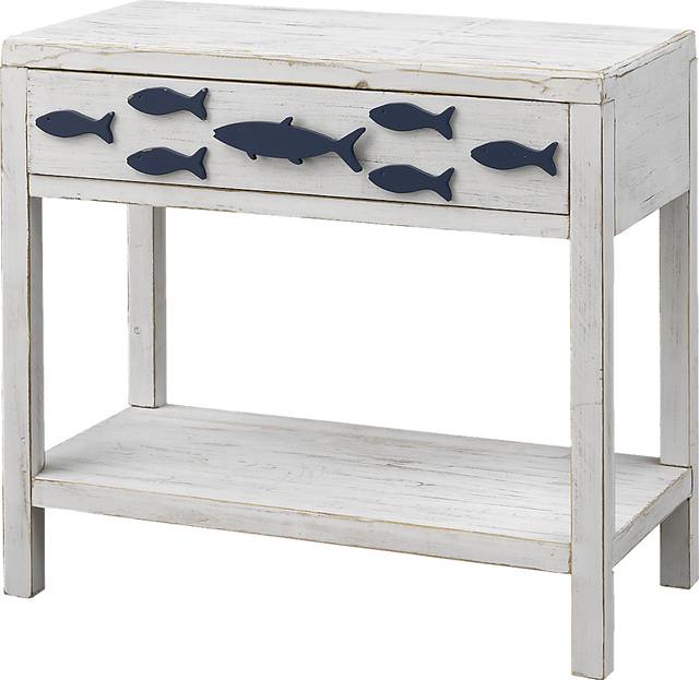 Coloma White Accent Table - Thumbnail - Image 1