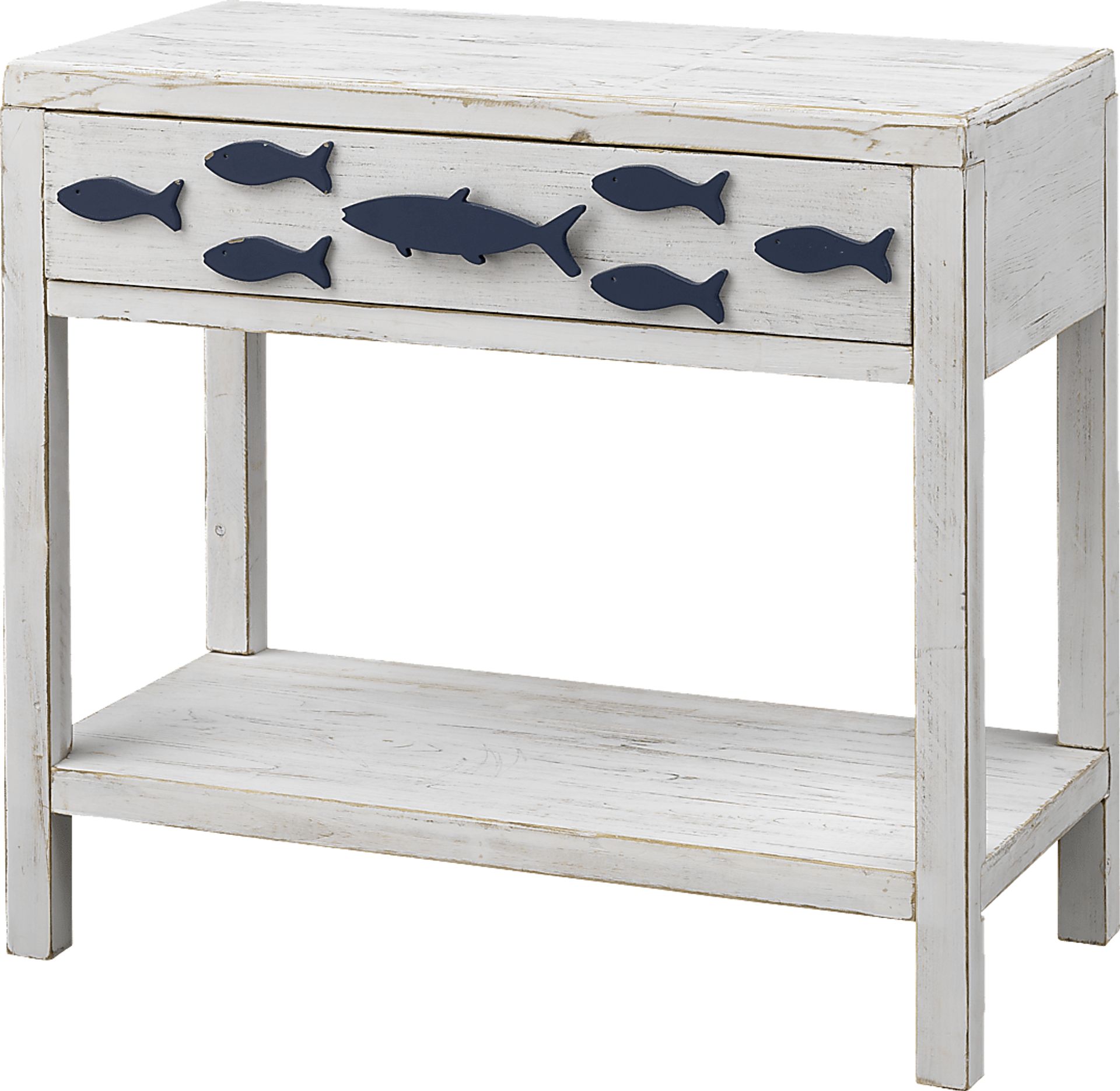 Coloma White Accent Table - Image 1