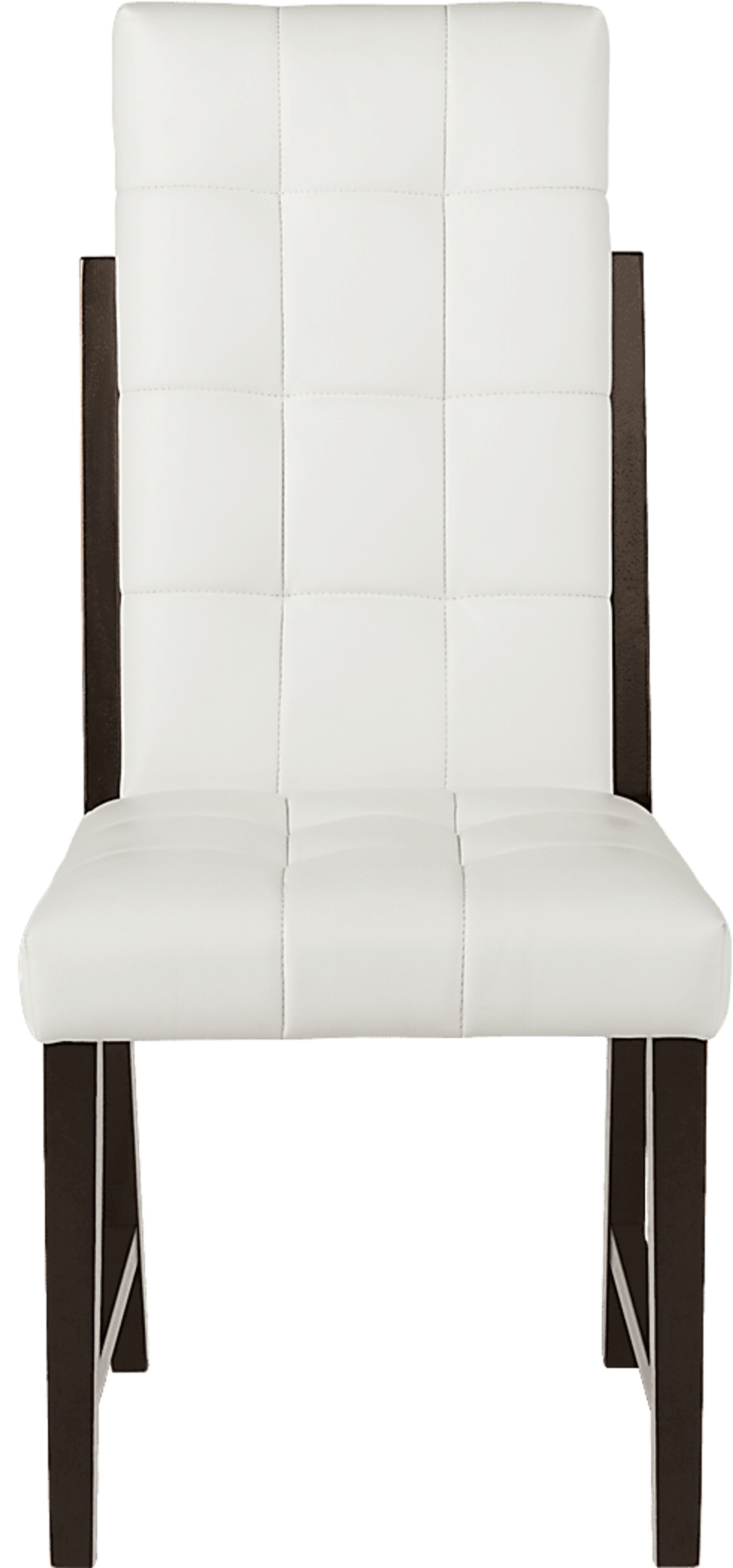 Colonia Hills Espresso 5 Pc 78 in. Rectangle Dining Room with White Chairs - Image 4