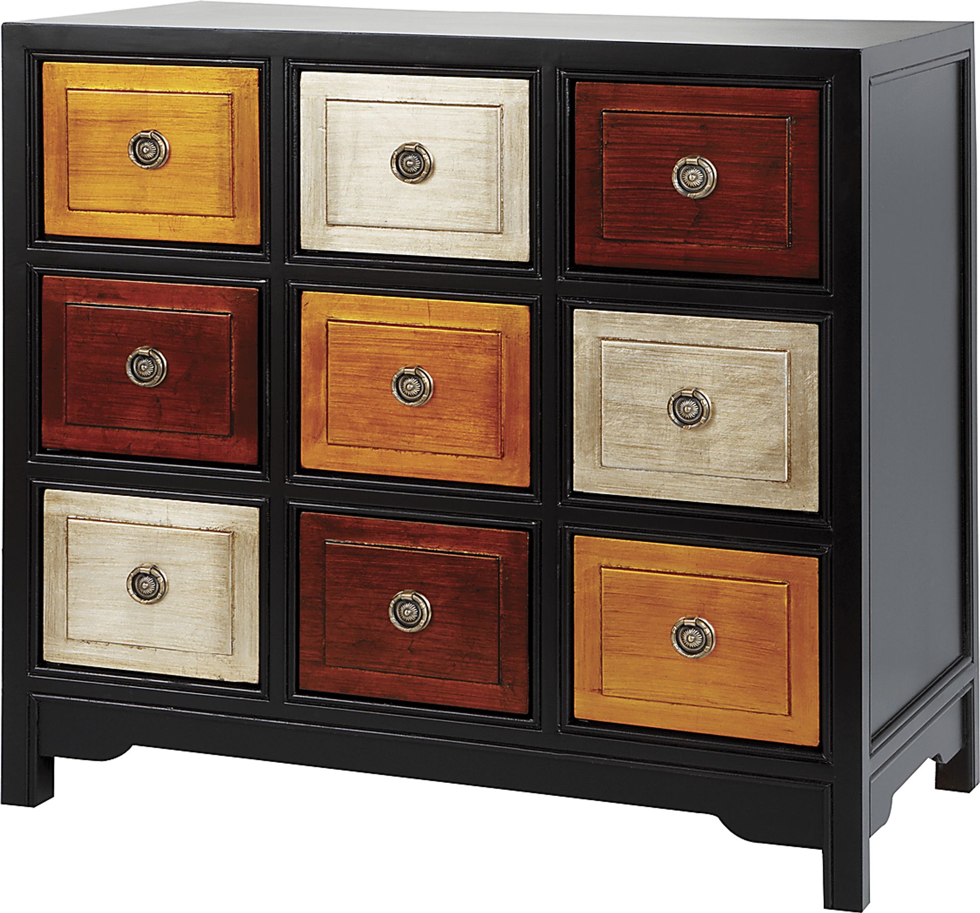 Color Block Accent Cabinet - Image 1