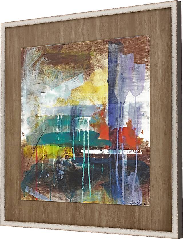 Color Madness I Brown Framed Artwork - Thumbnail - Image 3
