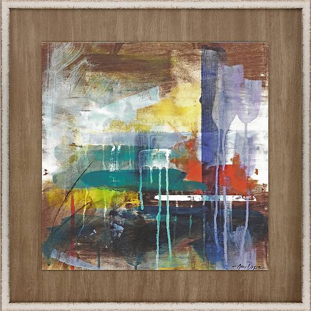 Color Madness I Brown Framed Artwork - Thumbnail - Image 1