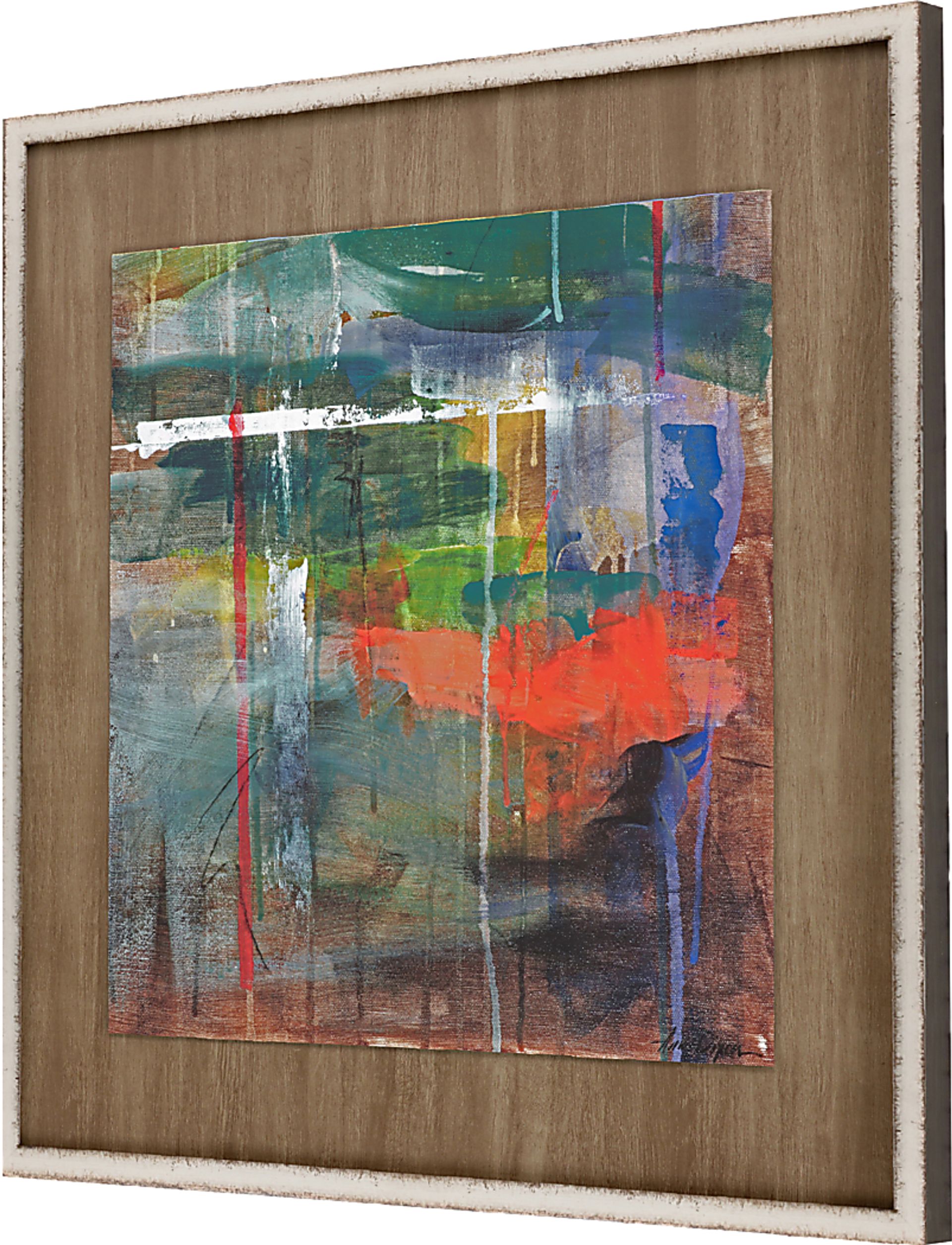 Color Madness II Brown Framed Artwork - Image 3