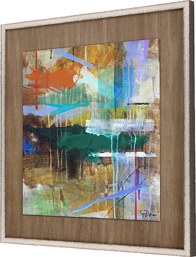 Color Madness III Brown Framed Artwork - Thumbnail - Image 3