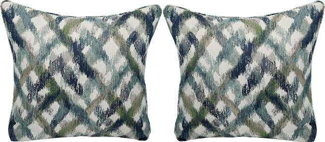 Color Splash Sapphire Accent Pillows (Set of 2) - Thumbnail - Image 1