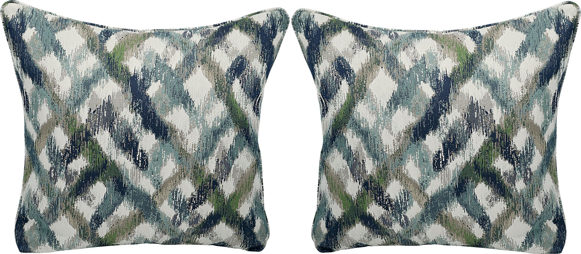 Color Splash Sapphire Accent Pillows (Set of 2) - Image 1