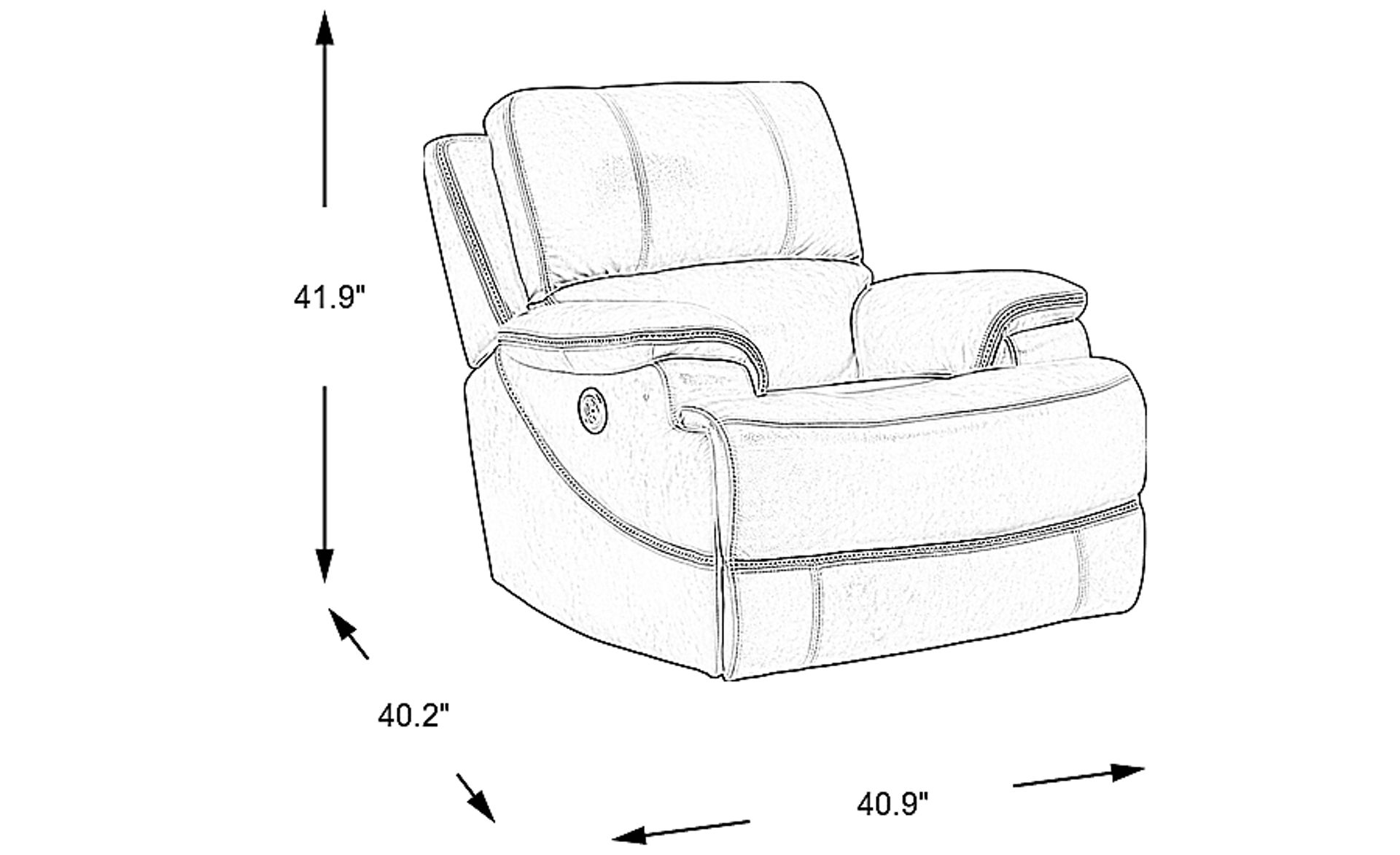 Dimension Image. Please refer to the Dimension Tab on this page for dimension details.