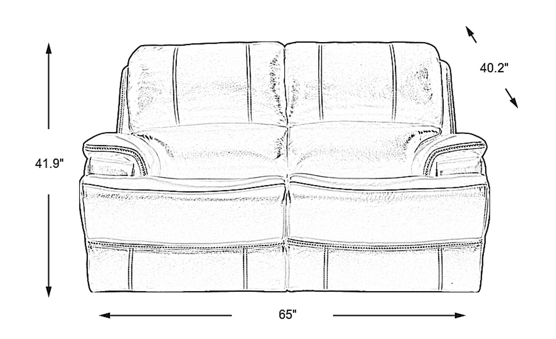 Dimension Image. Please refer to the Dimension Tab on this page for dimension details.