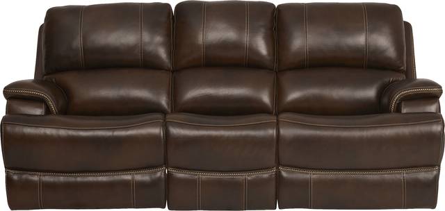 Colorado River Brown 2 Pc Leather Living Room with Reclining Sofa - Thumbnail - Image 2