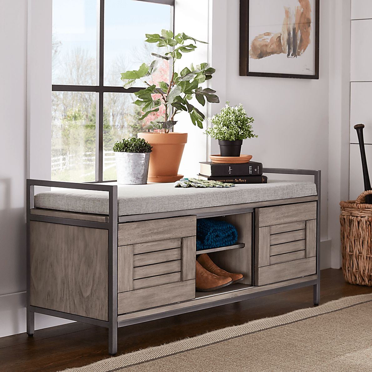 Colridge Gray Hall Tree Rooms To Go