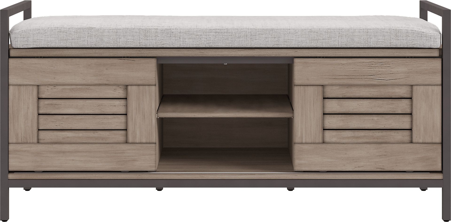 Colridge Gray Storage Bench - Image 2