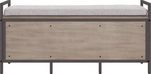 Colridge Gray Storage Bench - Thumbnail - Image 4