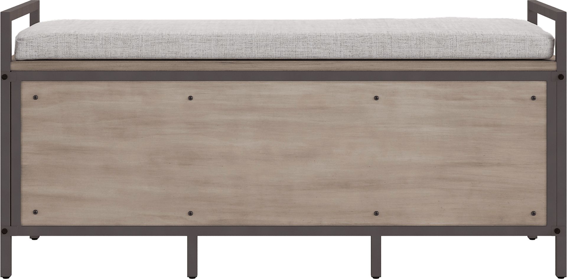 Colridge Gray Storage Bench - Image 4