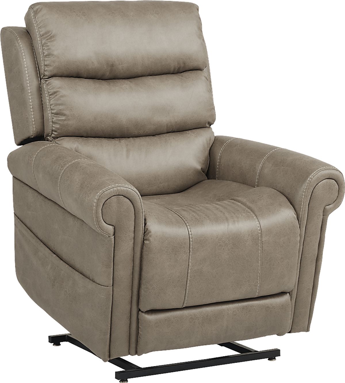 Colson Avenue Mushroom Brown Polyester Fabric Triple Power Lift ...