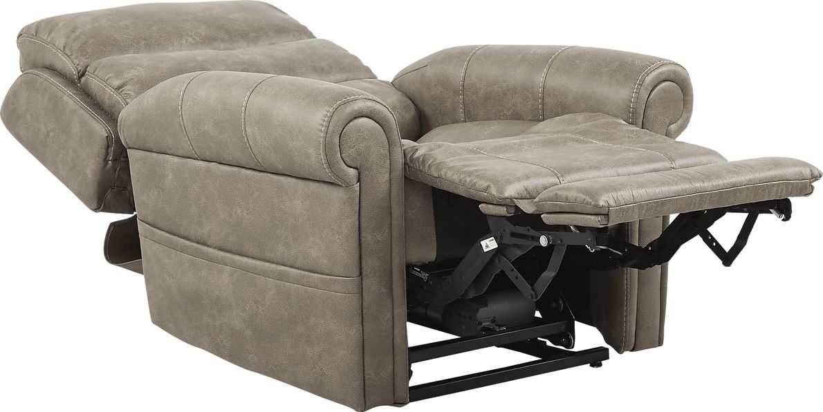 Colson Avenue Beige Triple Power Recliner Rooms To Go