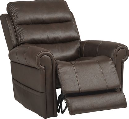 Colson Avenue Walnut Triple Power Lift Recliner