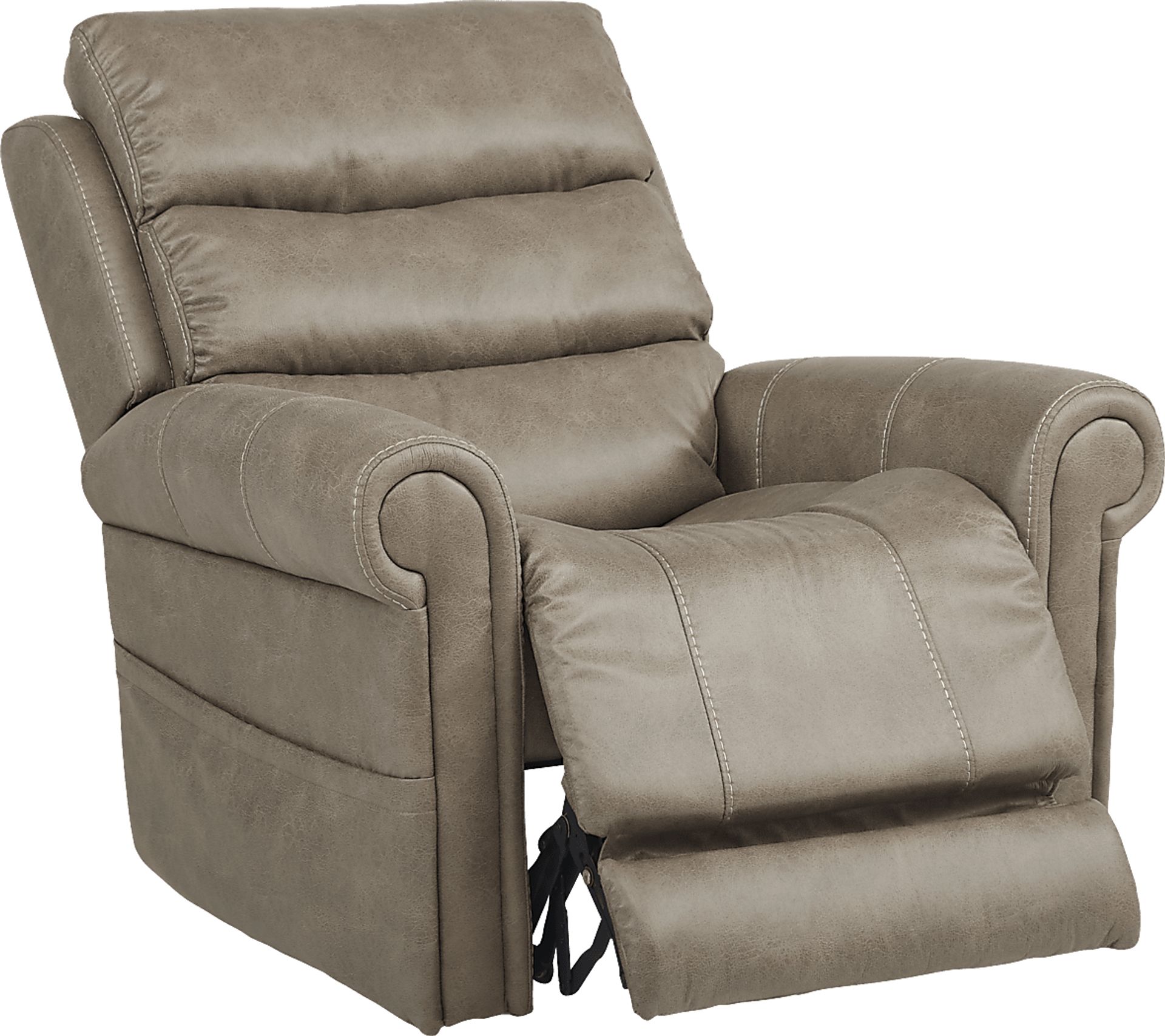 Colson Street Beige Power Recliner - Image 2