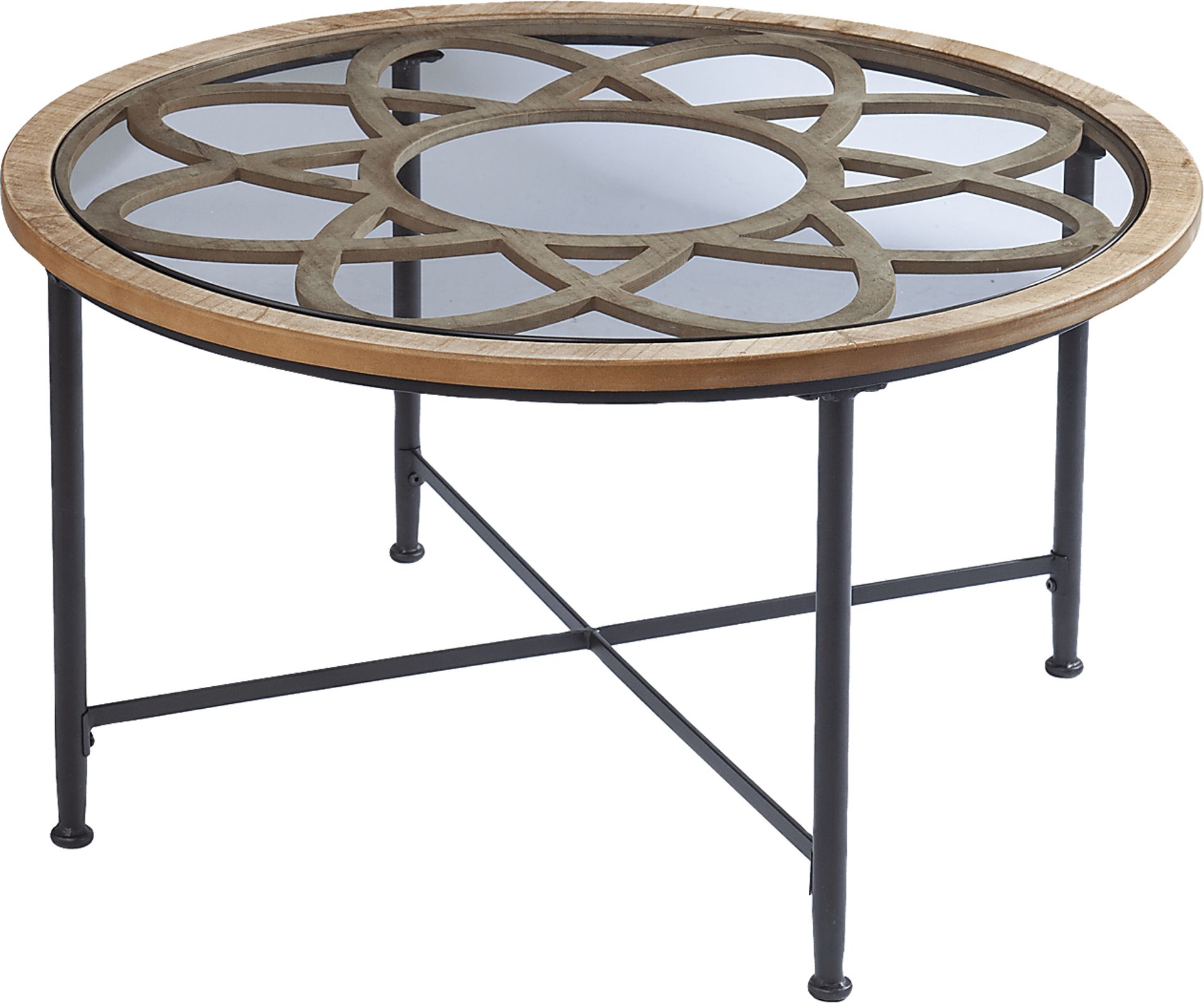 Colston Natural Cocktail Table - Image 1