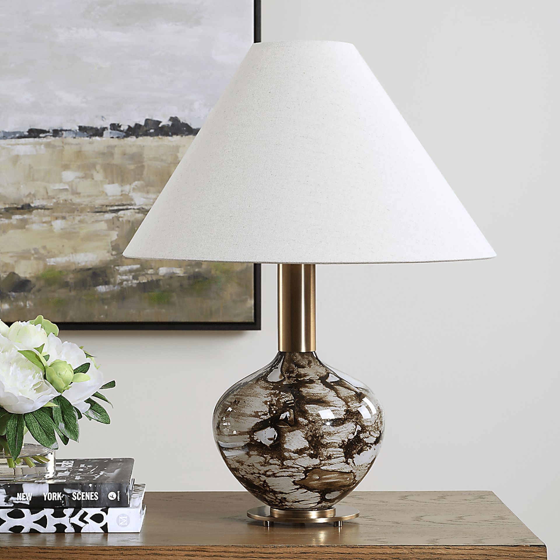 Coltan Brown Lamp - Image 2