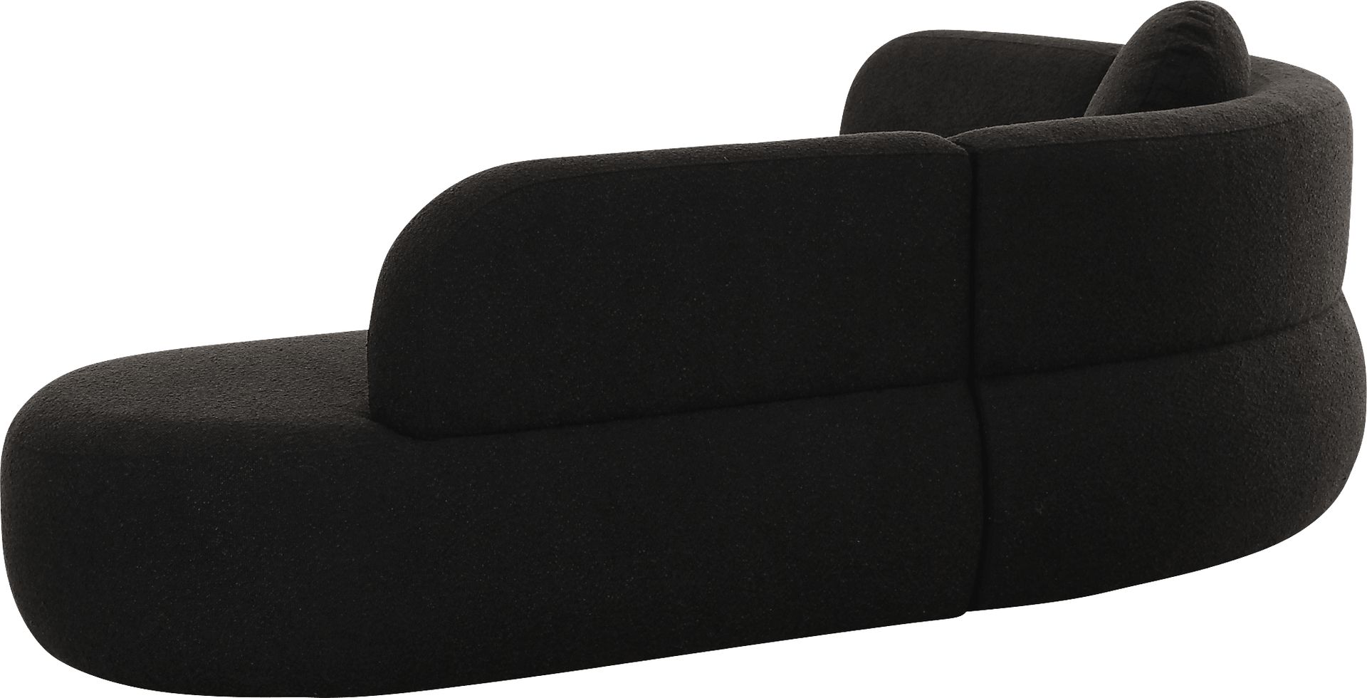 Columa Black 3 Pc Sectional - Image 3