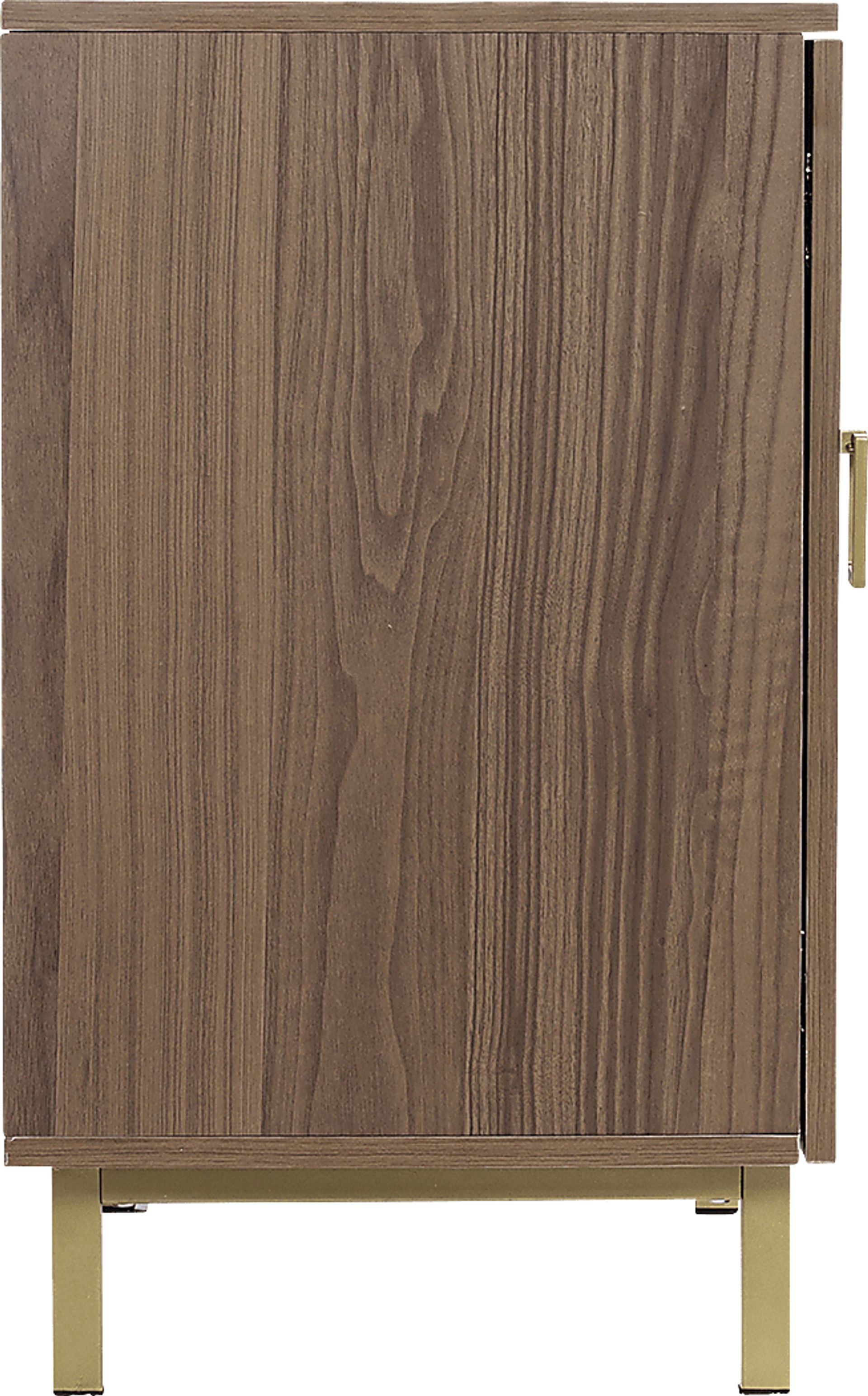 Columbiana II Natural 54 in. Console with Electric Fireplace Electric Fireplace - Image 7